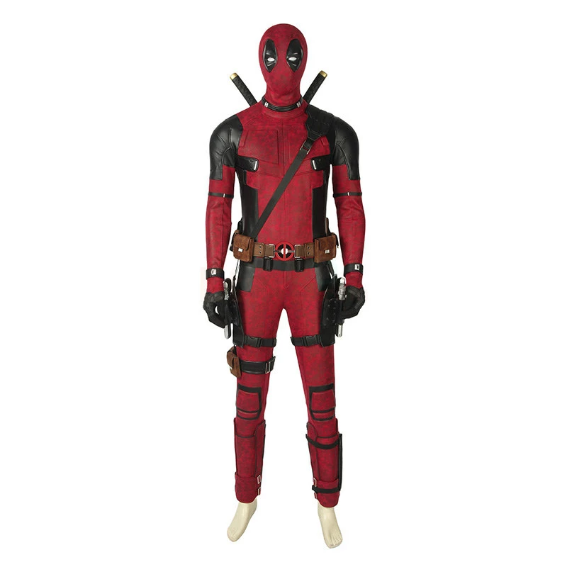 Etaya Deadpool Cosplay Costume Full Set Wade Winston Wilson Deluxe Outfit - Image 3