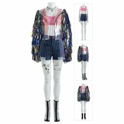 Etaya Harley Quinn Cosplay Costume Birds Of Prey Top Level Suits