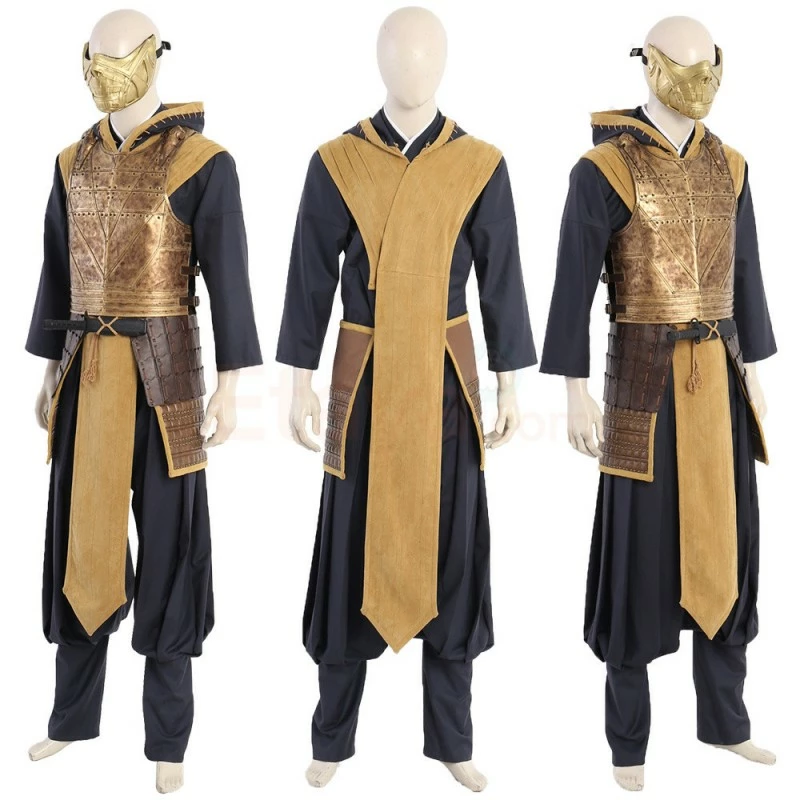 Etaya Mortal Kombat 11 Scorpion Hanzo Hasashi Cosplay Costumes - Image 7