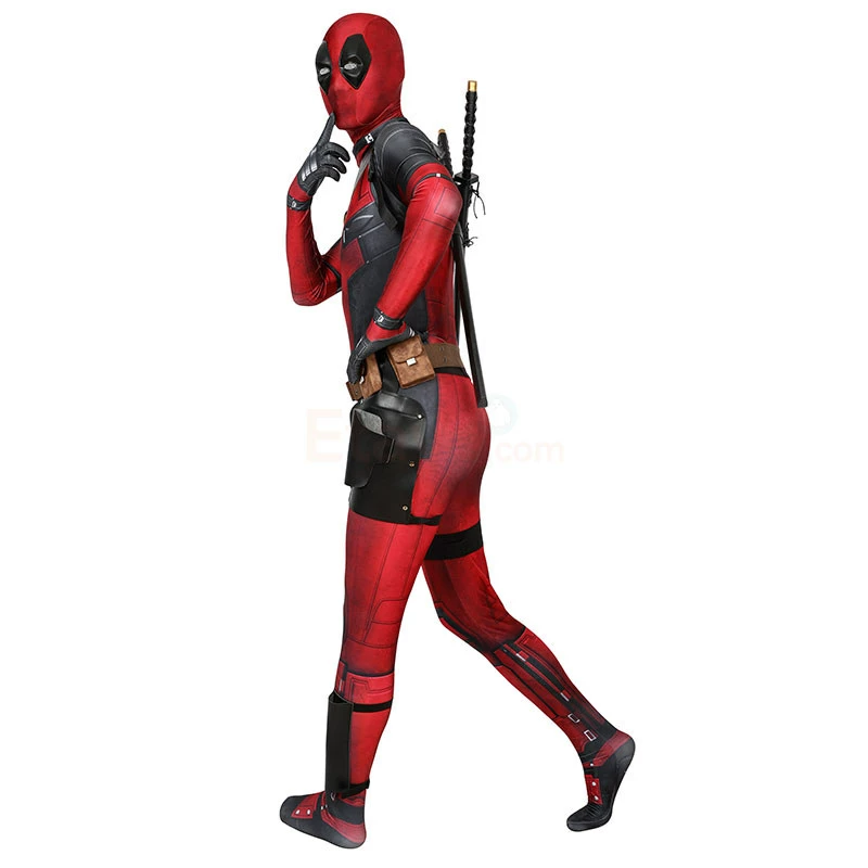 Etaya Deadpool Cosplay Costume Wade Wilson Suits - Image 4