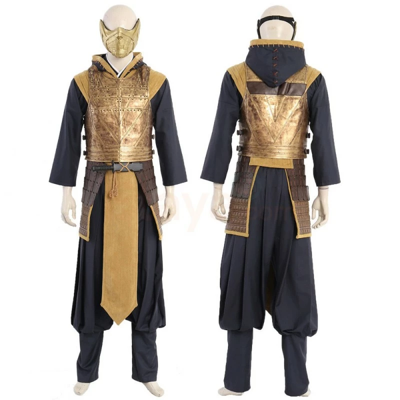 Etaya Mortal Kombat 11 Scorpion Hanzo Hasashi Cosplay Costumes - Image 8