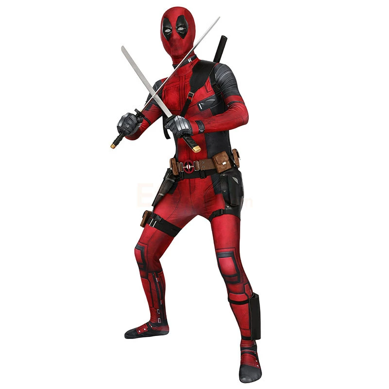 Etaya Deadpool Cosplay Costume Wade Wilson Suits - Image 5