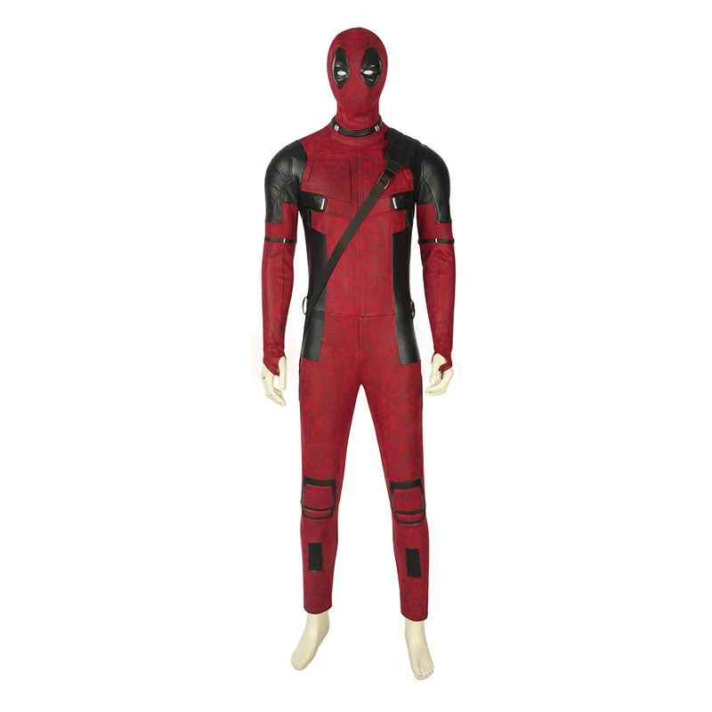 Etaya Deadpool Cosplay Costume Full Set Wade Winston Wilson Deluxe Outfit - Image 6