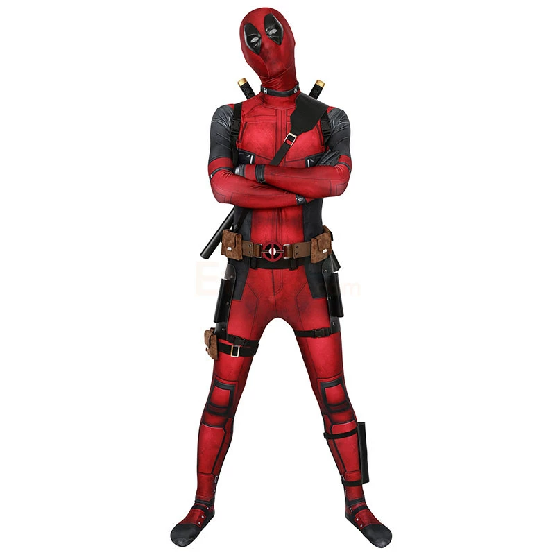 Etaya Deadpool Cosplay Costume Wade Wilson Suits - Image 6
