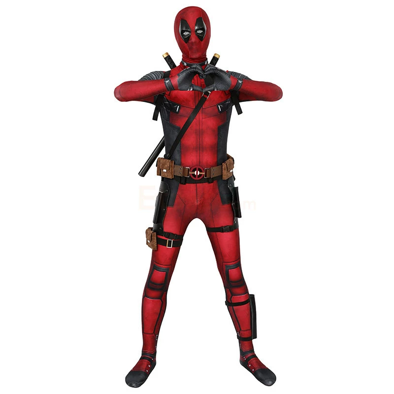Etaya Deadpool Cosplay Costume Wade Wilson Suits - Image 8