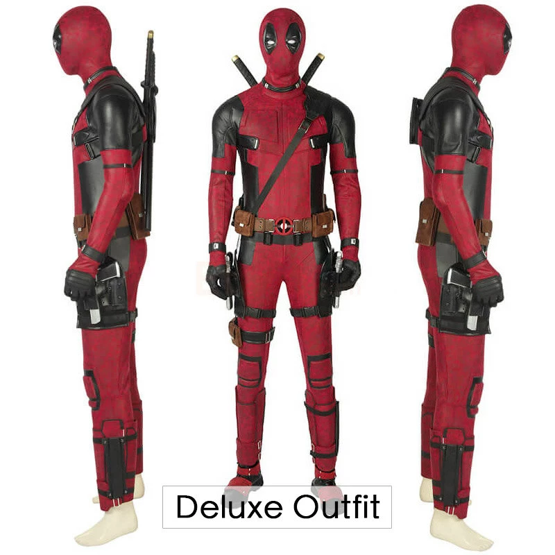 Etaya Deadpool Cosplay Costume Wade Wilson Suits - Image 11