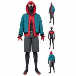 Etaya Miles Morales Cosplay Costume Into The Spider-Verse Miles Cosplay Suit