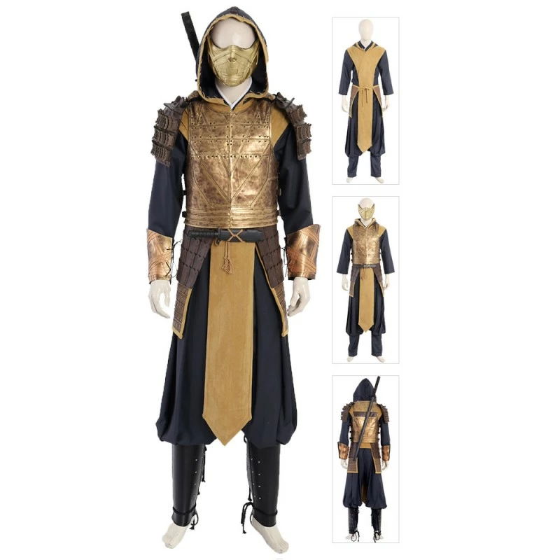 Etaya Mortal Kombat 11 Scorpion Hanzo Hasashi Cosplay Costumes