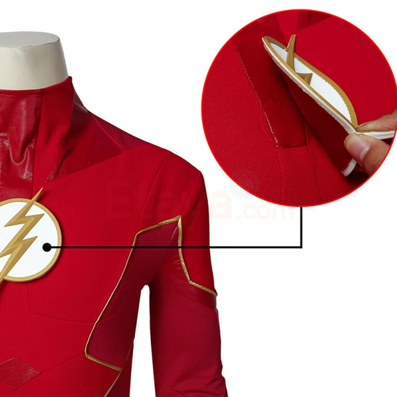 Etaya Barry Allen Cosplay Costume The Flash Season 6 Cosplay Suits - Image 9