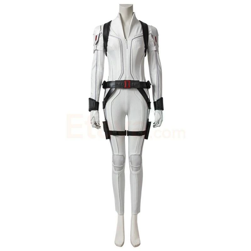 Etaya Natasha Romanoff White Cosplay Costume Black Widow Cosplay Suits - Image 2