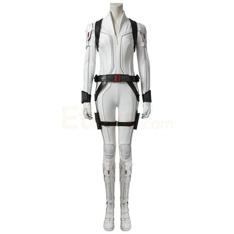 Etaya Natasha Romanoff White Cosplay Costume Black Widow Cosplay Suits - Image 6
