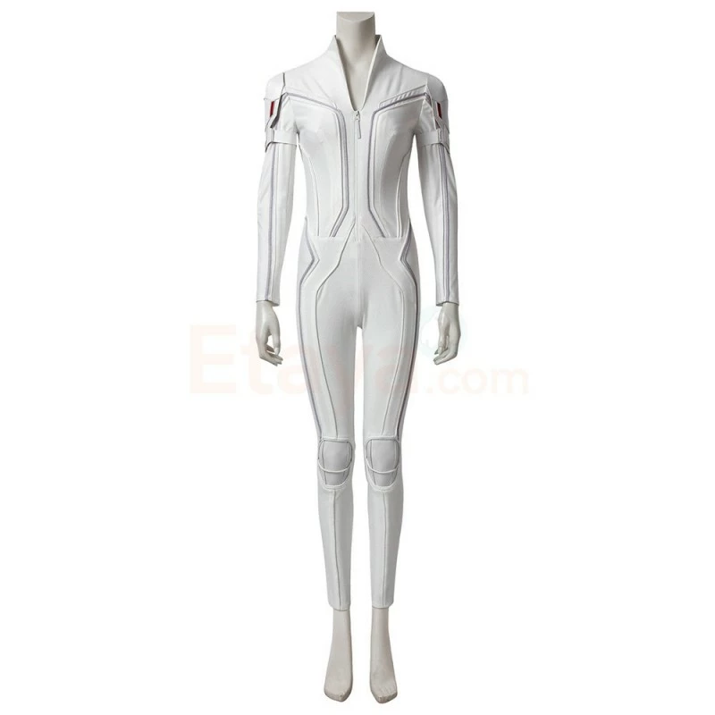 Etaya Natasha Romanoff White Cosplay Costume Black Widow Cosplay Suits - Image 7
