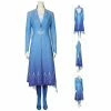 Etaya Frozen 2 Princess Cosplay Costume Elsa Blue Dress