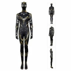 Etaya Black Panther Wakanda Forever Shuri Cosplay Jumpsuits Full Set