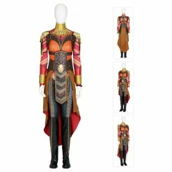 Etaya Black Panther 2 Wakanda Forever Cosplay Costumes Okoye Cosplay Suit