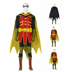 Etaya Batman And Superman: Battle Of The Super Sons Damian Wayne Robin Cosplay Costume