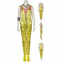 Etaya Harley Quinn Yellow Costume Birds Of Prey Cosplay Suits