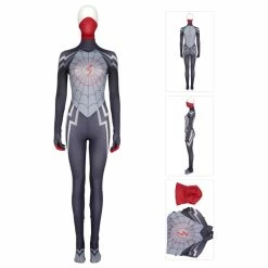 Etaya Silk Cindy Moon Cosplay Jumpsuit Women Spiderman Halloween Suit