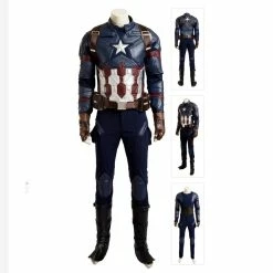 Etaya Steve Rogers Costume Captain America 3 Civil War Cosplay Suits