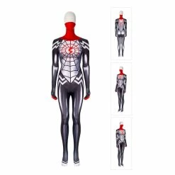 Etaya Silk Cindy Moon Cosplay Jumpsuit Spider-man Halloween Suit