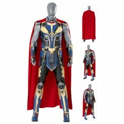 Etaya Thor 4 Love And Thunder Cosplay Suits Thor Blue Halloween Costume