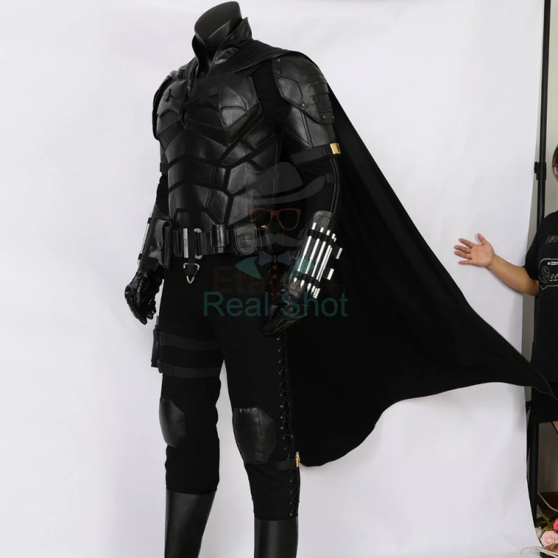 Etaya The Batman Cosplay Costume 2022 Movie Of Bruce Wayne Robert Pattinson - Image 12