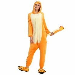 Etaya Fire Dragon Kigurumi Animal Onesie Pajama Costumes For Adult
