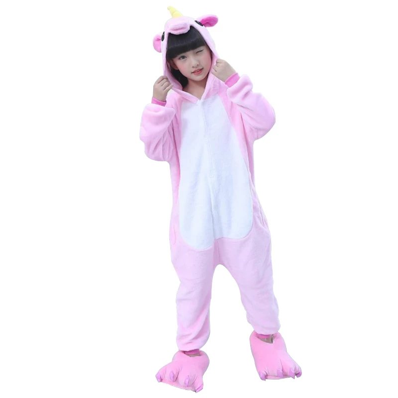 Etaya Kids Pajamas Pink Unicorn Onesies Pajamas Animal Onesies