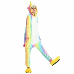 Etaya Colorful Unicorn Kigurumi Onesies Pajamas Animal Onesies For Adult