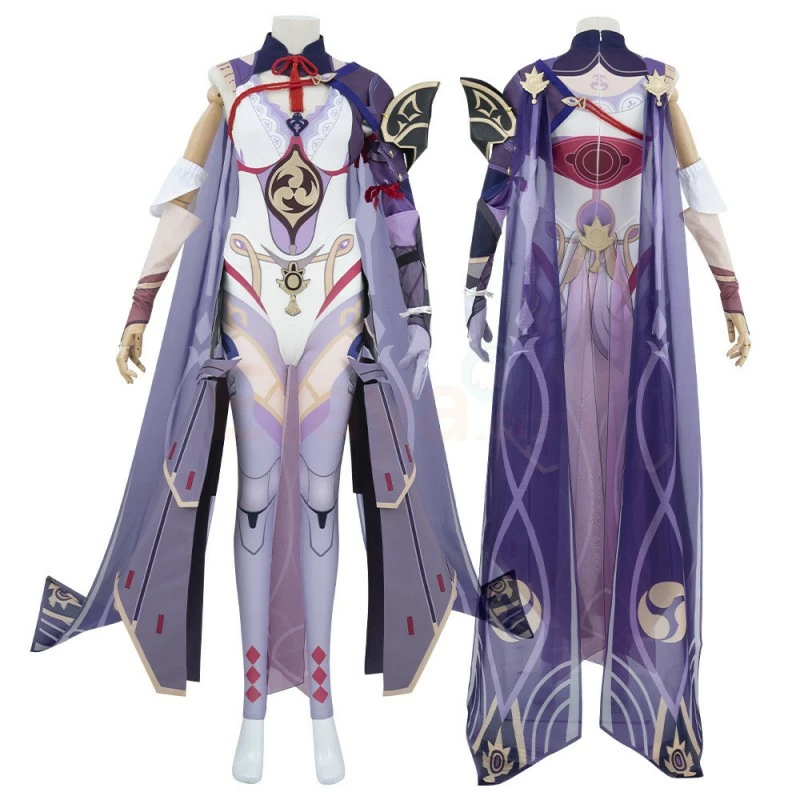 Etaya Raiden Shogun Cosplay Costume New Genshin Impact Suits - Image 2