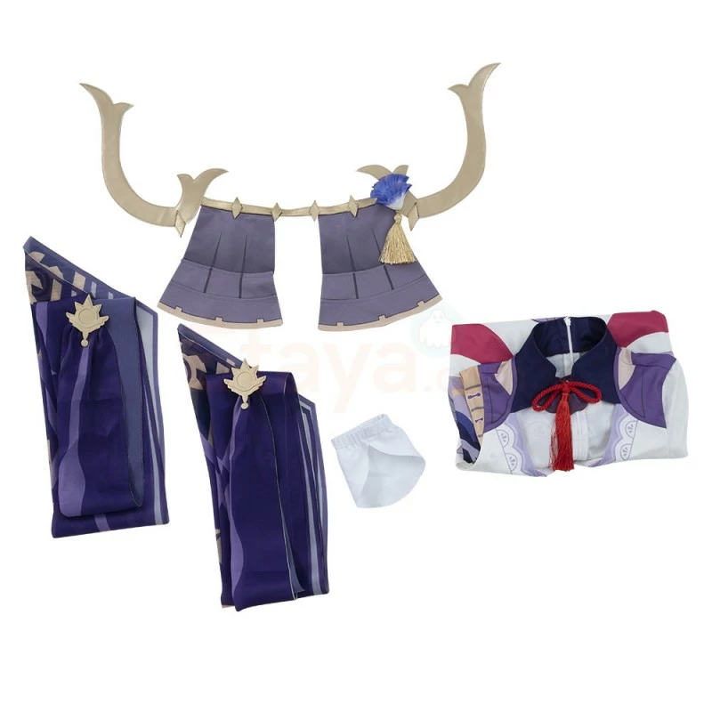 Etaya Raiden Shogun Cosplay Costume New Genshin Impact Suits - Image 11