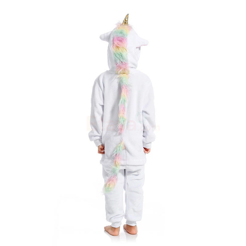Etaya Kids Golden Horn Unicorn Kigurumi Animal Onesies Pajamas - Image 4