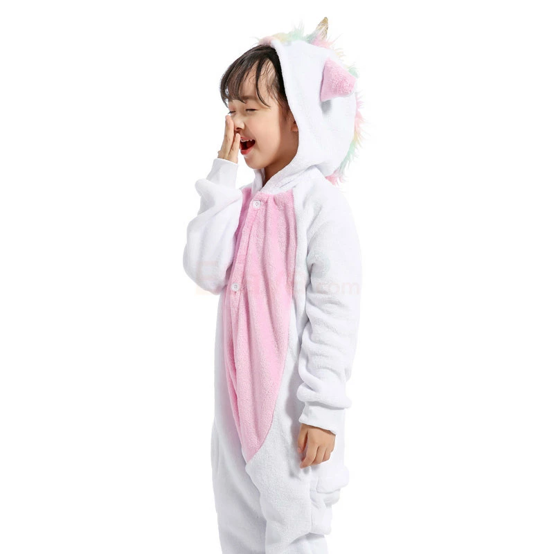 Etaya Kids Golden Horn Unicorn Kigurumi Animal Onesies Pajamas - Image 7