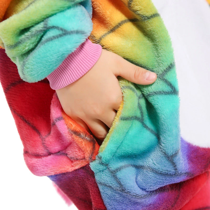 Etaya Kids Fish Scale Unicorn Kigurumi Animal Onesies Pajamas - Image 8