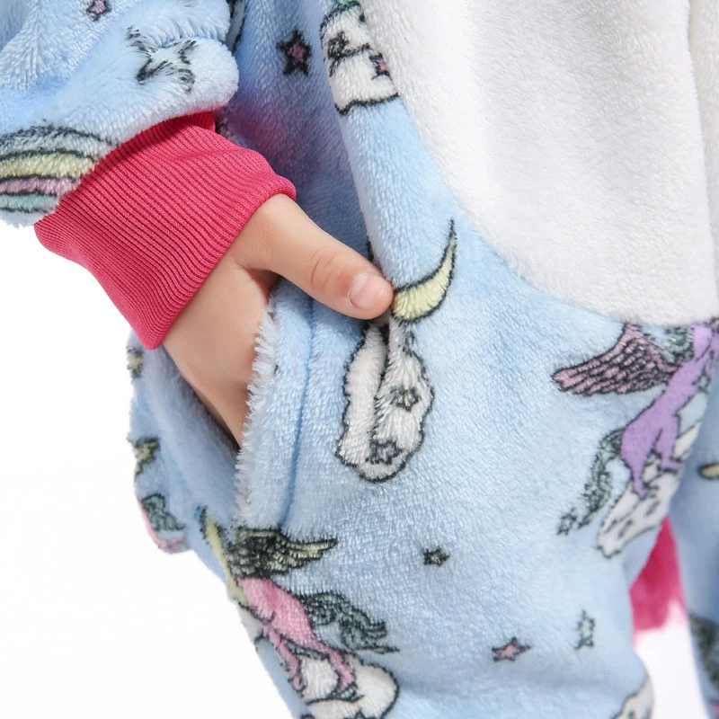 Etaya Kids Belly Unicorn Kigurumi Animal Onesies Pajamas - Image 12