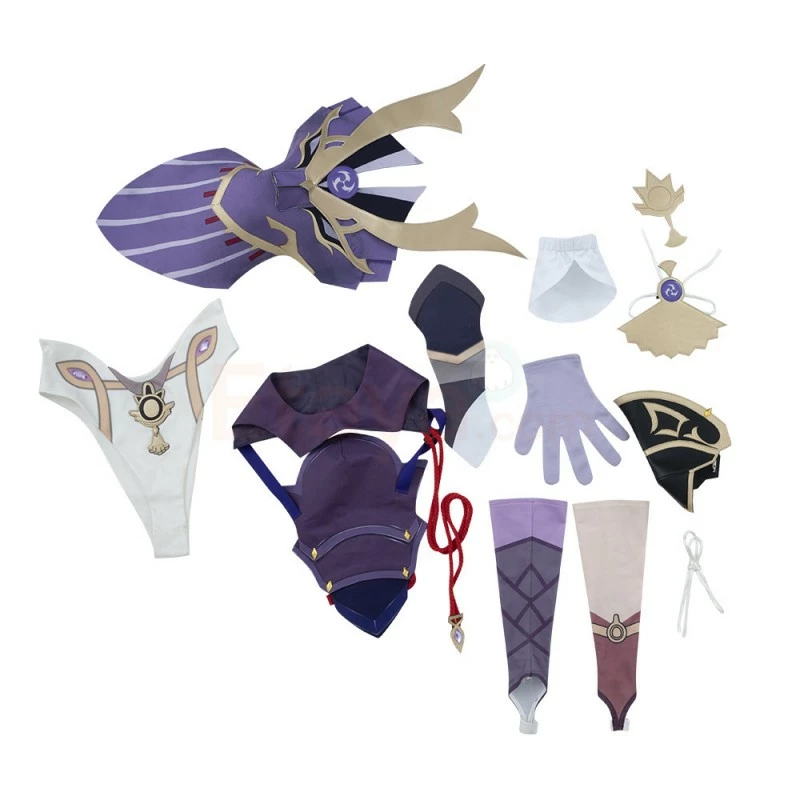 Etaya Raiden Shogun Cosplay Costume New Genshin Impact Suits - Image 14