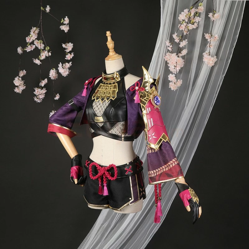 Etaya Kuki Shinobu Cosplay Costume Genshin Impact Cosplay Suits - Image 3