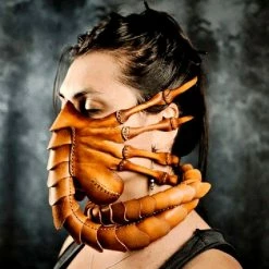 Etaya Halloween Scary Alien Scorpion Helmet Facehugger Mask
