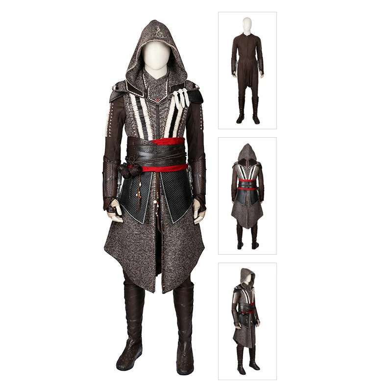 Etaya Master Assassin Cosplay Costumes Callum Lynch Assassin'S Creed Movie Suits