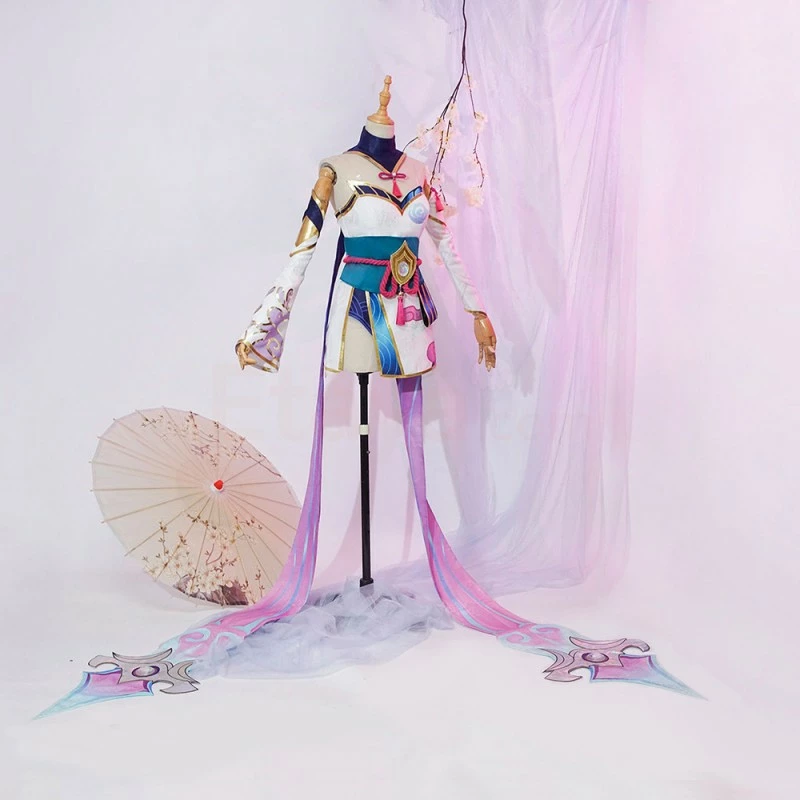 Etaya League Of Legends Cosplay Suits LOL Spirit Blossom Evelynn Costume - Image 4