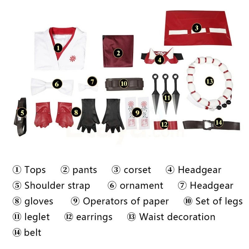 Etaya Overwatch 2 Cosplay Costumes OW2 Kiriko Cosplay Costume - Image 5