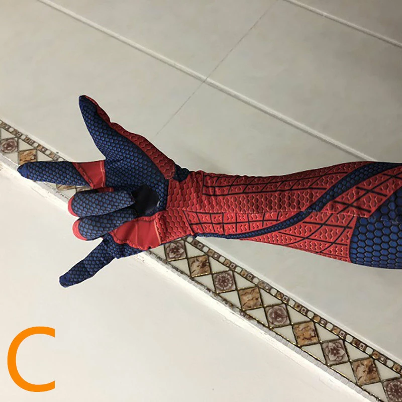 Etaya Spiderman Gloves Cosplay Props Gloves For Halloween Party - Image 9