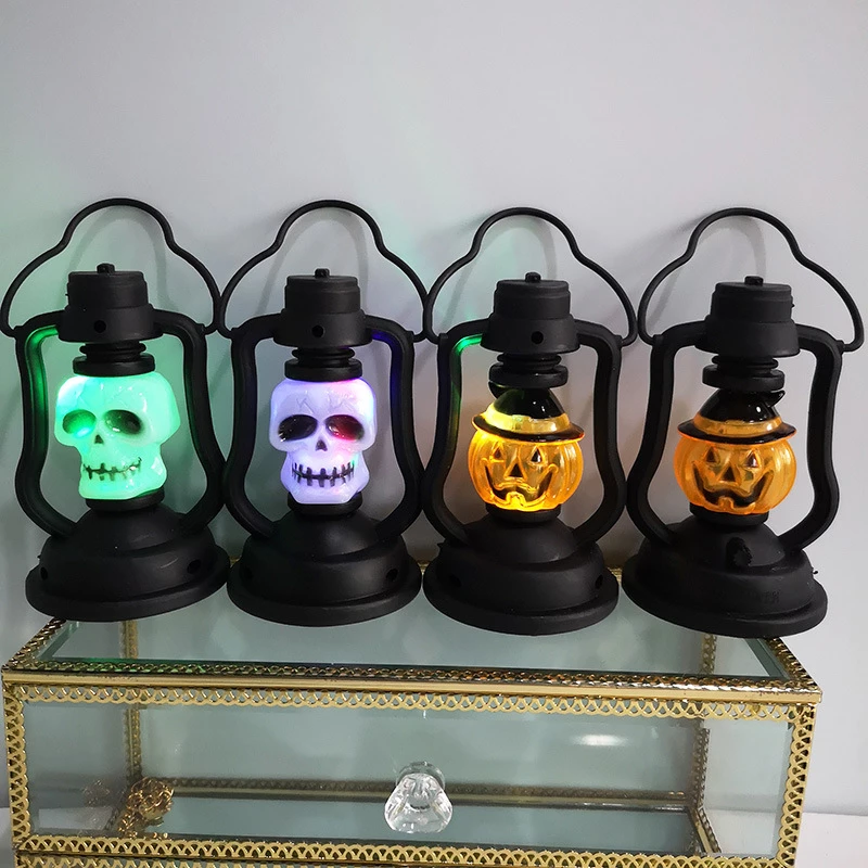 Etaya Colorful Portable Kerosene Lamp Small Lantern Decoration Props For Halloween - Image 3