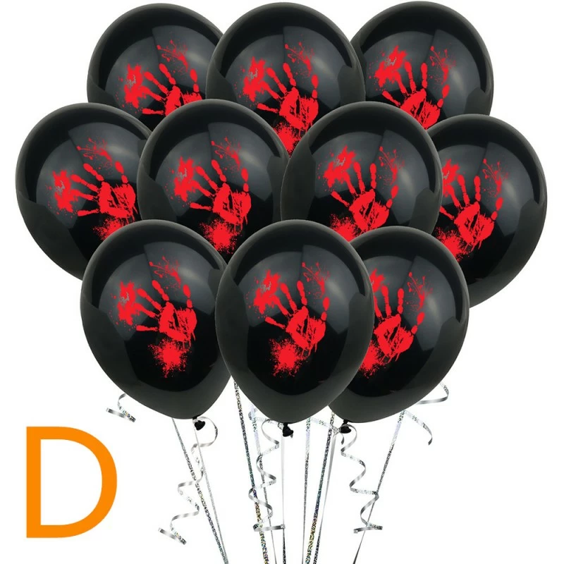 Etaya Party Decoration Horror Blood Handprint Balloons For Halloween - Image 5