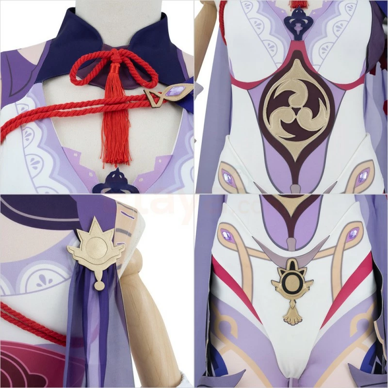 Etaya Raiden Shogun Cosplay Costume New Genshin Impact Suits - Image 6