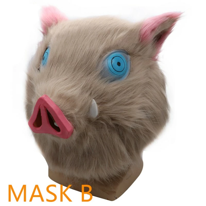 Etaya Anime Cosplay Props Demon Slayer Blade Mouth Hirasuke Boar Mask - Image 6
