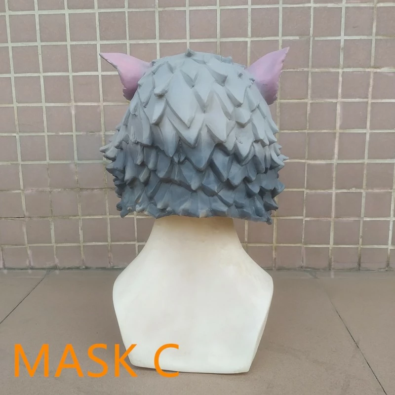 Etaya Anime Cosplay Props Demon Slayer Blade Mouth Hirasuke Boar Mask - Image 11