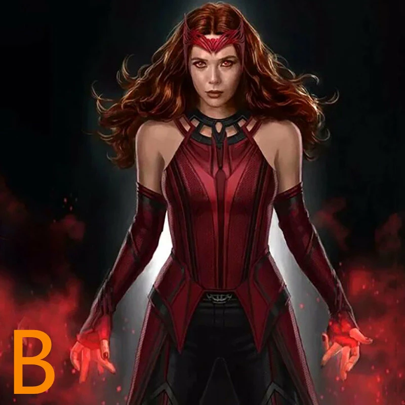 Etaya Halloween Wanda-Vision Cosplay Gloves Scarlet Witch Gloves - Image 4