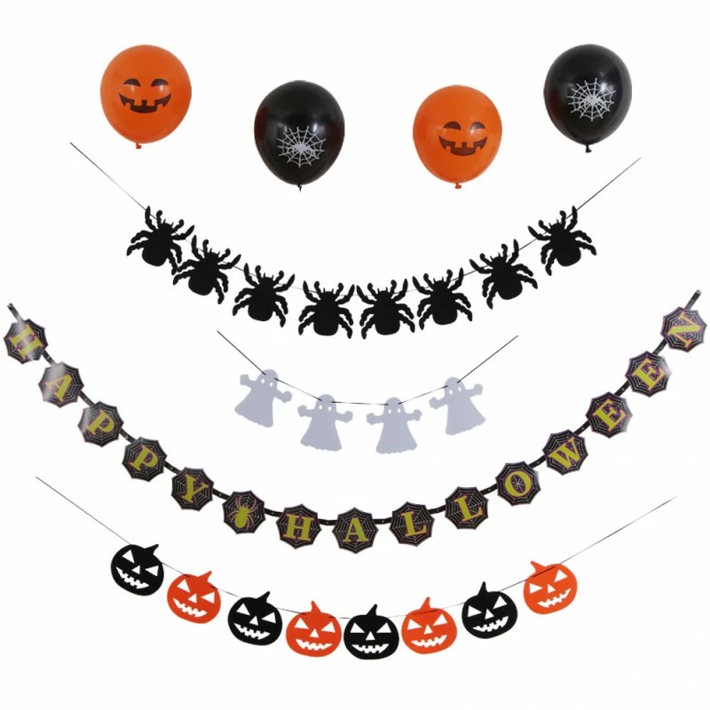 Etaya Halloween Garland Set With Latex Balloons - Image 3