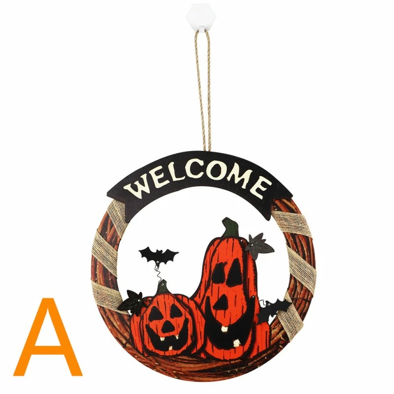 Etaya Welcome House Garland Door Hanger Decoration Supplies For Halloween - Image 4